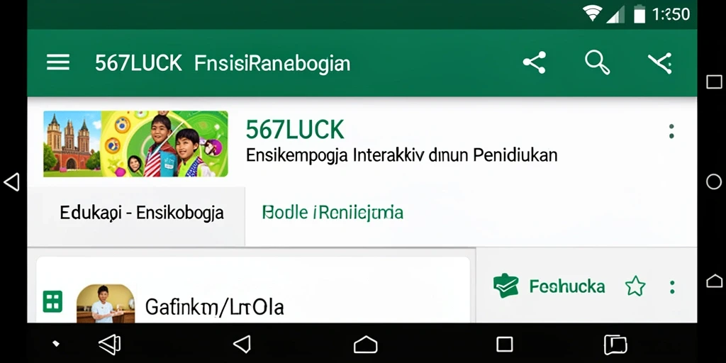 Antarmuka aplikasi 567LUCK yang bersih dan informatif.