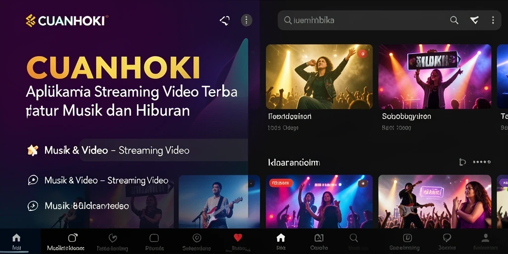 Tampilan antarmuka aplikasi CUANHOKI yang menarik dan fungsional.