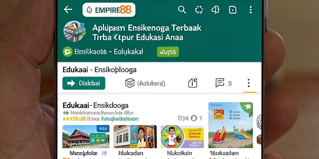 Tampilan antarmuka ramah pengguna dari EMPIRE88